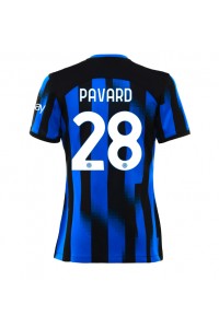 Fotbalové Dres Inter Milan Benjamin Pavard #28 Dámské Domácí Oblečení 2023-24 Krátký Rukáv